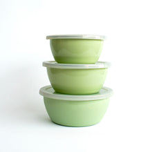 画像をギャラリービューアに読み込む, ENAMEL 3 PIECE BASIN NESTING SET