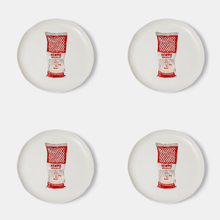 이미지를 갤러리 뷰어에 로드 , PLATES — GIRL DINNER SNACK PLATES — SET of 4