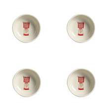 Load image into Gallery viewer, KEWPIE GIRL DINNER SNACK RAMEKINS – Set of 4 – by Big Bite Studios