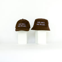 Load image into Gallery viewer, NO HAT, NO PLAY — BUCKET HAT