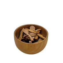 Load image into Gallery viewer, Product photo of miniature wooden spoons. Multipal miniature spoons in a wooden bowl.