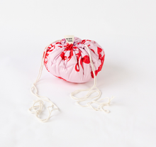 Load image into Gallery viewer, HAPPY POUCH CLUB — FLATLAY DRAWSTRING MAKE-UP POUCH