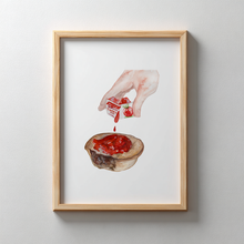 Load image into Gallery viewer, Meat Pie N Sauce — Art Print