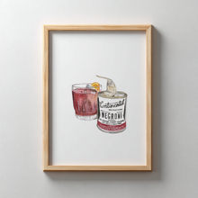 将图片加载到图库查看器,Negroni (I enjoy adulting with you) - Art Print