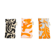 이미지를 갤러리 뷰어에 로드 , Product photo of Fabric glasses case 3 different patterned cases laying in a row