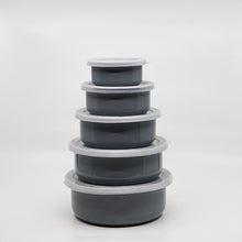 画像をギャラリービューアに読み込む, ENAMEL 5 PIECE NESTING SET