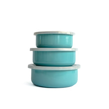 画像をギャラリービューアに読み込む, ENAMEL 3 PIECE NESTING SET