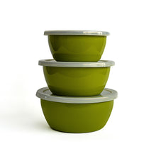 画像をギャラリービューアに読み込む, ENAMEL 3 PIECE BASIN NESTING SET