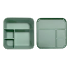 画像をギャラリービューアに読み込む, SILICONE LARGE SQUARE 4 SECTION LUNCH BOX