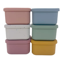 将图片加载到图库查看器,SILICONE MINI LUNCH BOX SET OF 3 - SQUARE