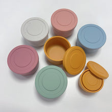 将图片加载到图库查看器,SILICONE MINI LUNCH BOX SET OF 3 - ROUND