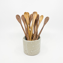 Load image into Gallery viewer, HAND CARVED LONG WOODEN SPOONS