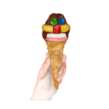 Load image into Gallery viewer, Agro Cone Sticker — by Big Bite Studios