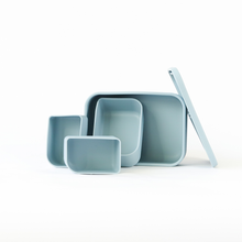 将图片加载到图库查看器,SILICONE LUNCH BOX WITH 3 REMOVABLE SECTIONS