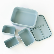 将图片加载到图库查看器,SILICONE LUNCH BOX WITH 3 REMOVABLE SECTIONS