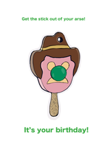 이미지를 갤러리 뷰어에 로드 , Bubble O Bill - ‘Get the Stick Out' - Birthday Card