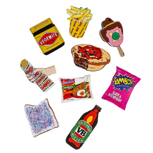 Load image into Gallery viewer, Cute Food Stickers – Australiana Icons for Everyday