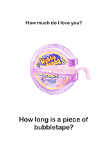 将图片加载到图库查看器,Hubba Bubba - 'How Long is a Piece of Bubble Tape' - Greeting Card
