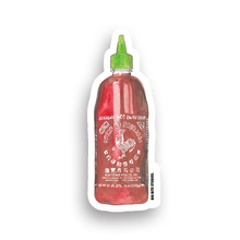 Load image into Gallery viewer, Sriracha Waterproof Sticker — by Big Bite Studios