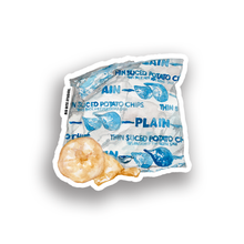 Load image into Gallery viewer, Lunchbox Potato Crisps Waterproof Sticker — by Big Bite Studios