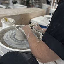 Load image into Gallery viewer, Casual Pottery, Trimming or Glazing Class | Wheel or Hand building - All ages