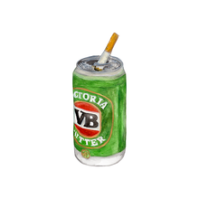 Load image into Gallery viewer, VB Ashtray Sticker — by Big Bite Studios