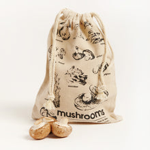 将图片加载到图库查看器,MUSHROOM + HERB LINEN PRODUCE BAG