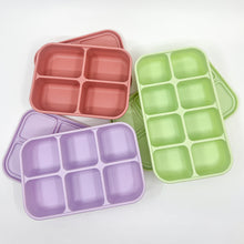 이미지를 갤러리 뷰어에 로드 , Leakproof Silicone Divided Lunchbox
