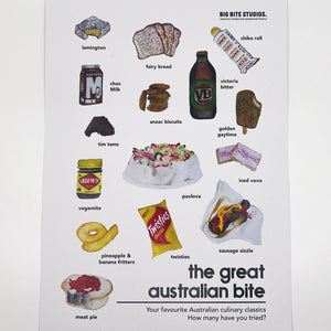 Great Australian Bite - Art Print