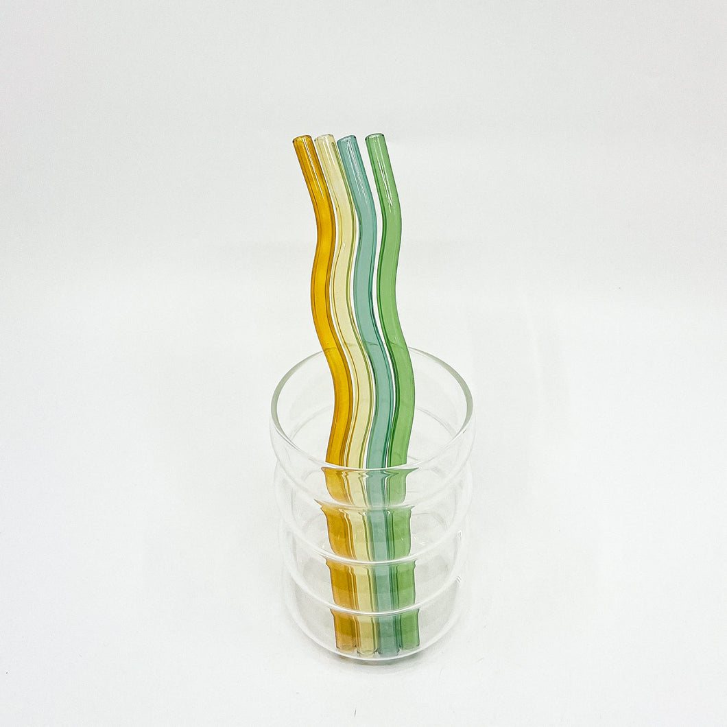 Wiggle Glass Straw