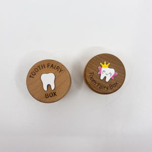 Kids Wooden Tooth Fairy Box