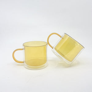 Sunshine Double-Walled Glass Mug