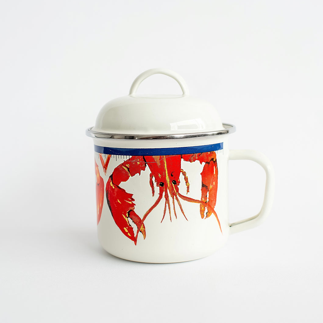 Enamel Lobster Cup