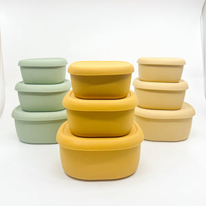 SILICONE NESTING CONTAINER 3 PIECE SET