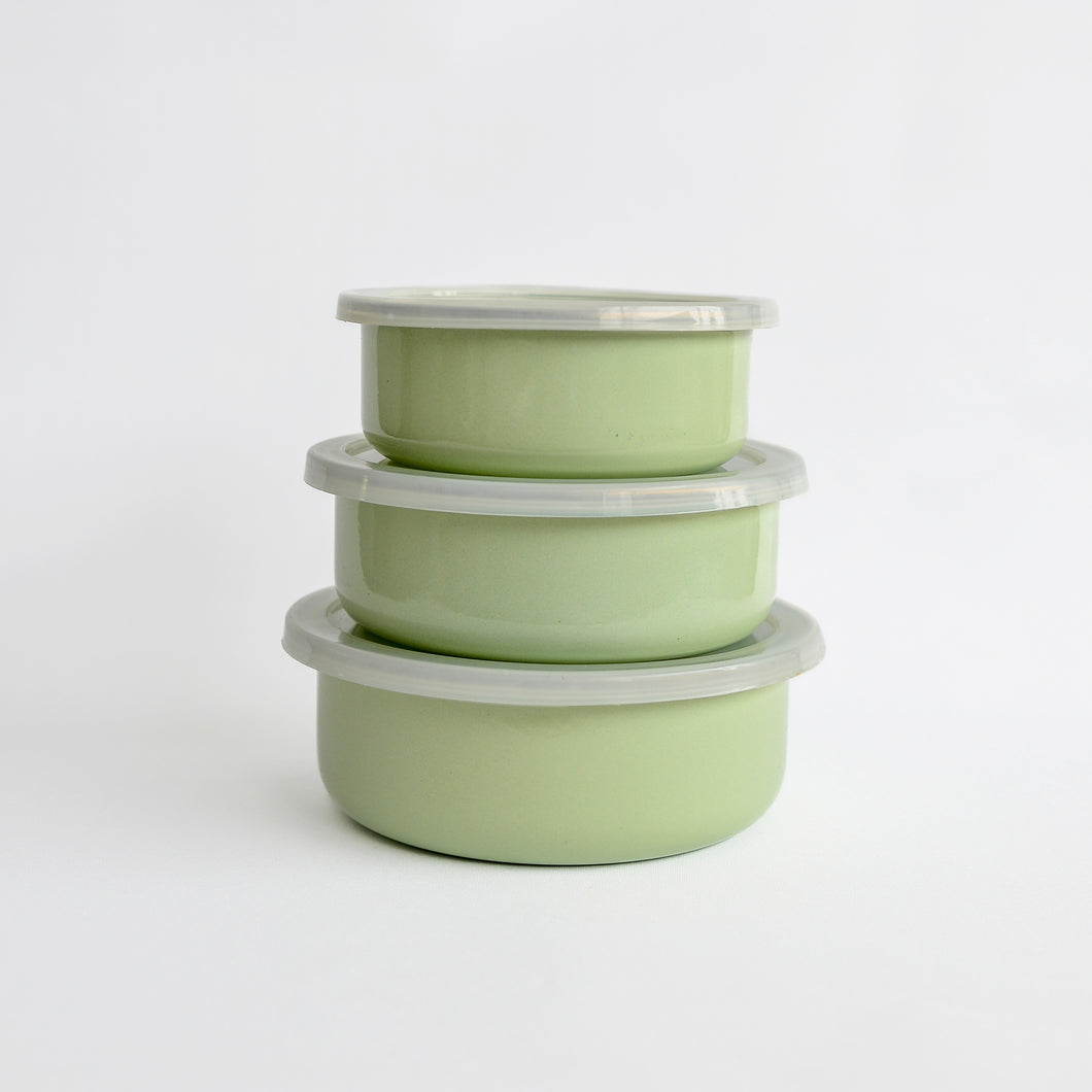 ENAMEL 3 PIECE NESTING SET