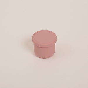 ROUND SILICONE SNACK LUNCH BOX - SMALL