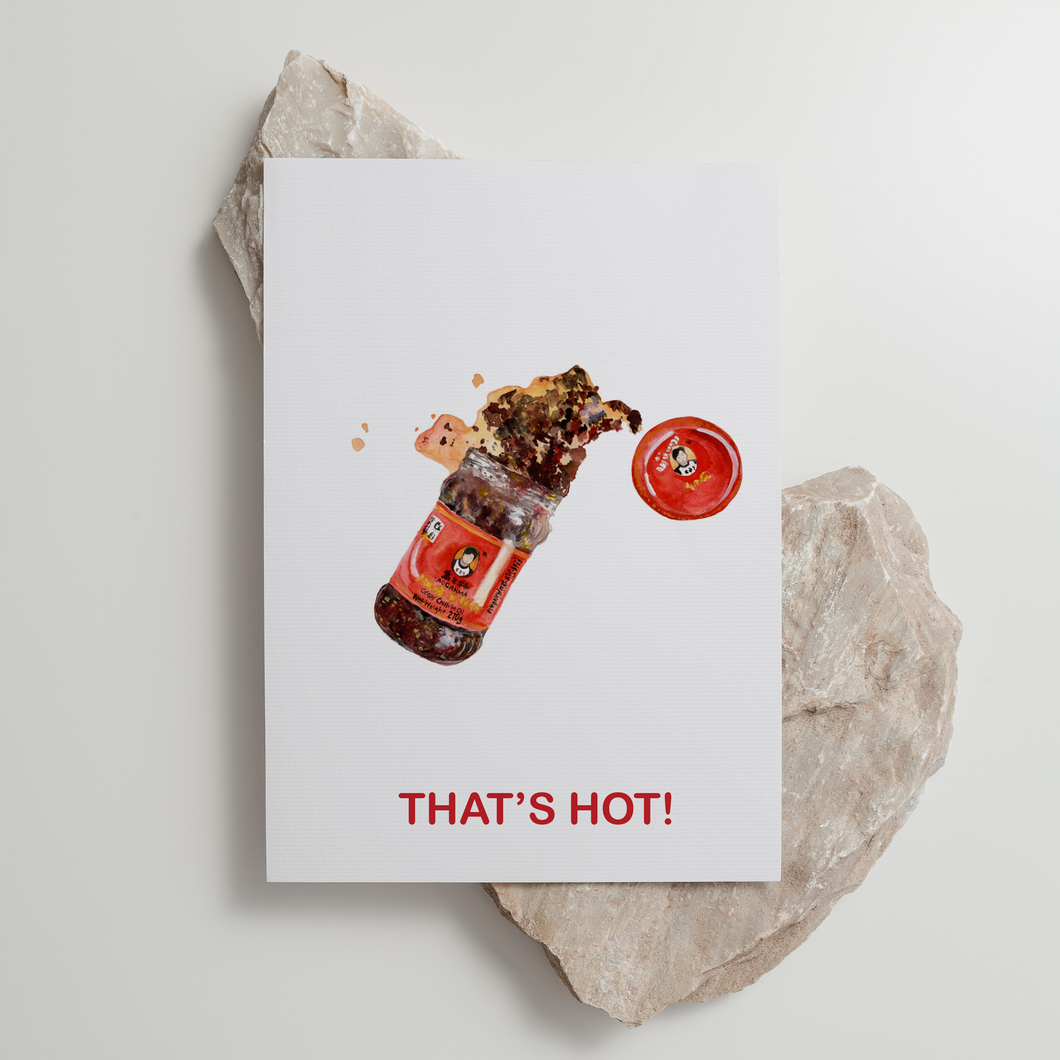 Laoganma - 'That's Hot' - Greeting Card