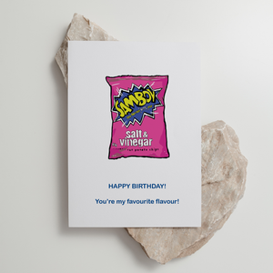 Samboys - 'You're My Favourite Flavour' - Birthday Card