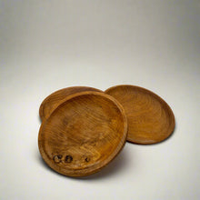 Load image into Gallery viewer, Product photo of wooden plates, three plates sitting in a circle
