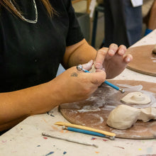 Load image into Gallery viewer, Casual Pottery, Trimming or Glazing Class | Wheel or Hand building - All ages
