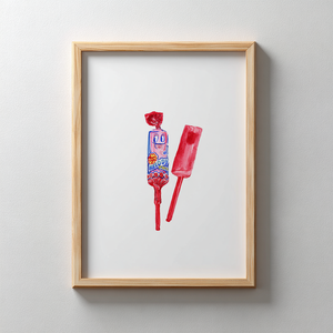 Melody Pop (Yeah, I was that annoying kid) - Art Print
