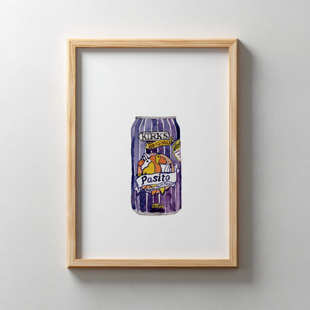 Pasito (Netball wind up drink of choice) - Art Print