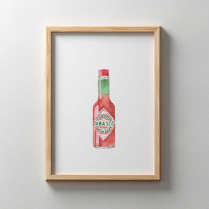 Tabasco Sauce (I Go With Everything) - Art Print