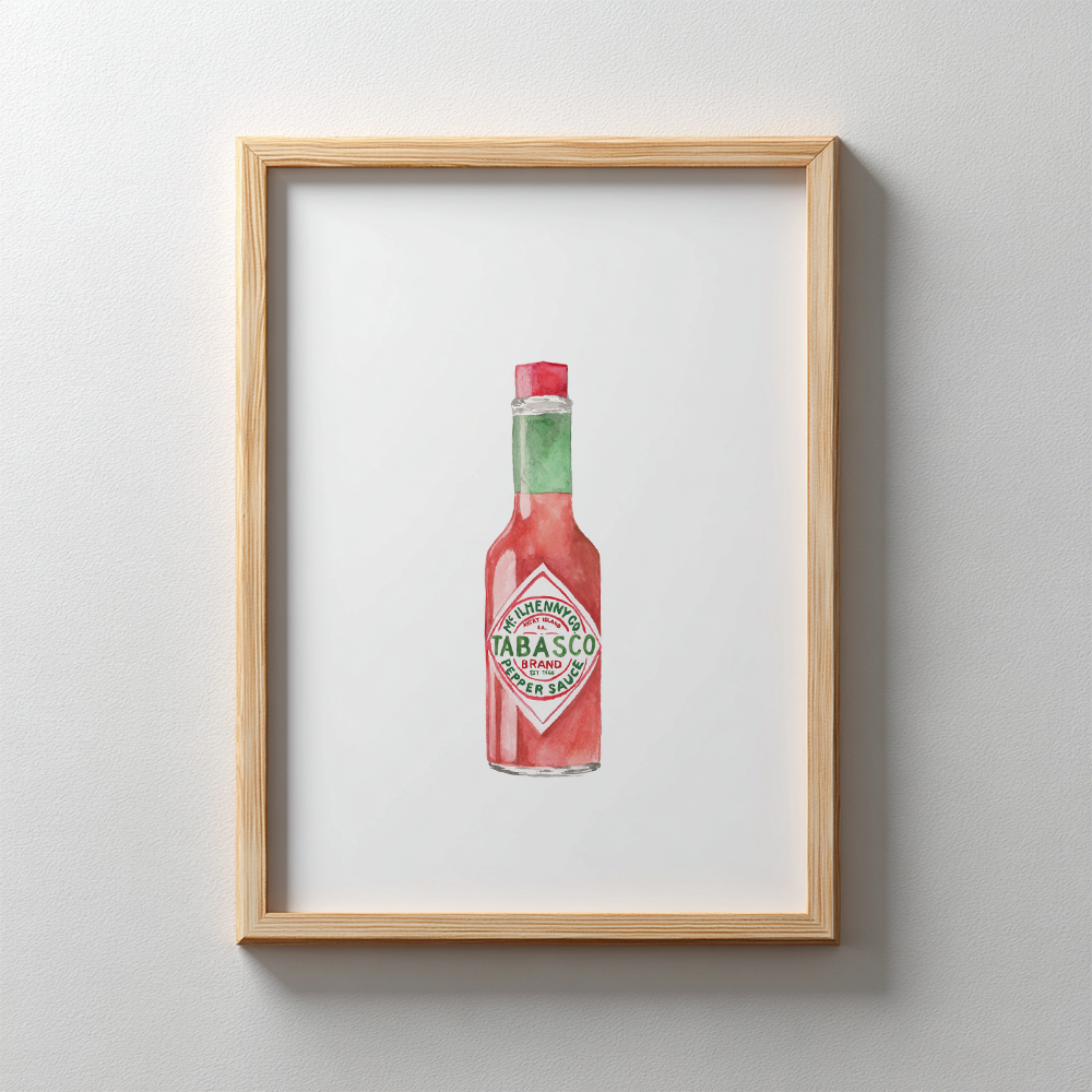Tabasco Sauce (I Go With Everything) - Art Print
