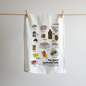 TEA TOWEL — GREAT AUSTRALIAN BITE