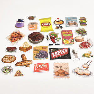 Assorted Food Sticker Mix