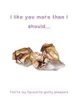 Load image into Gallery viewer, Dim Sim 'Guilty Pleasure' - Greeting Card
