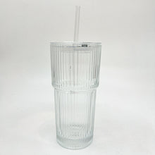 将图片加载到图库查看器，Fluted Glass Coffee Tumbler
