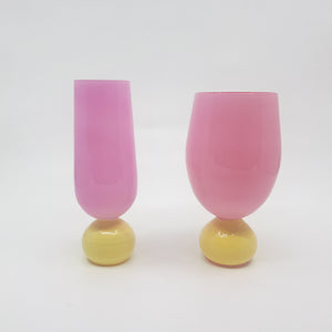 Pink Lemonade Glass