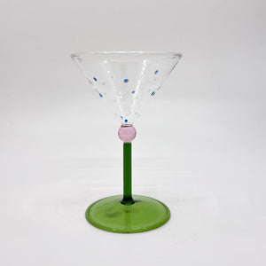 Spotty Martini Glass